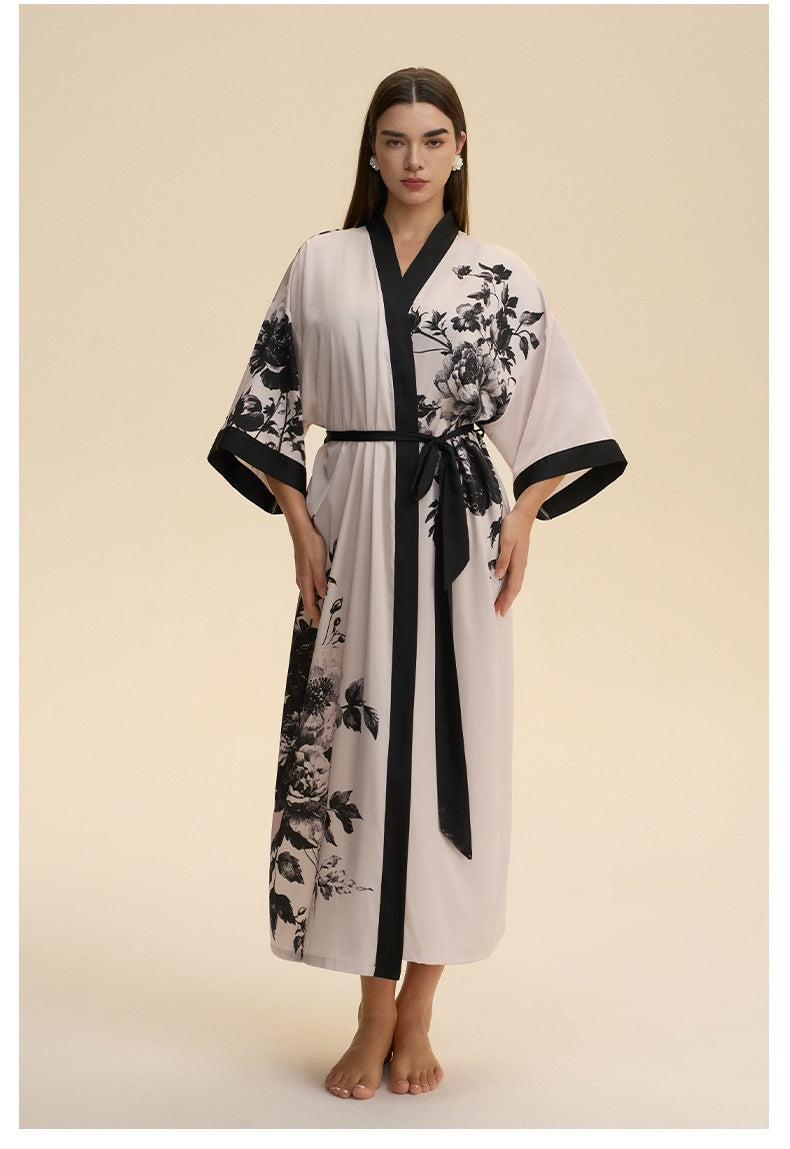 Dressing Gown Satin Loungewear Robe