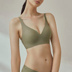 Jelly Deep V Thin Push up Bra