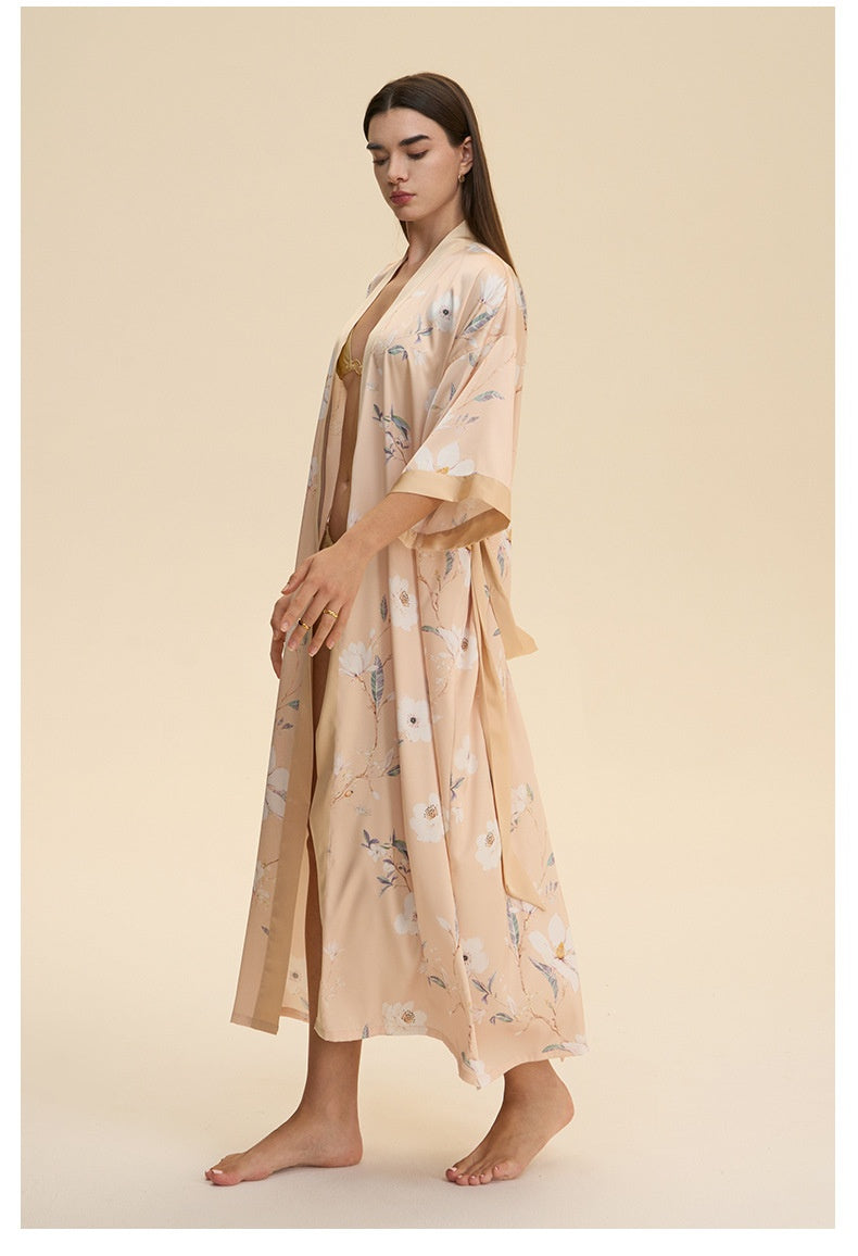 Dressing Gown Satin Loungewear Robe