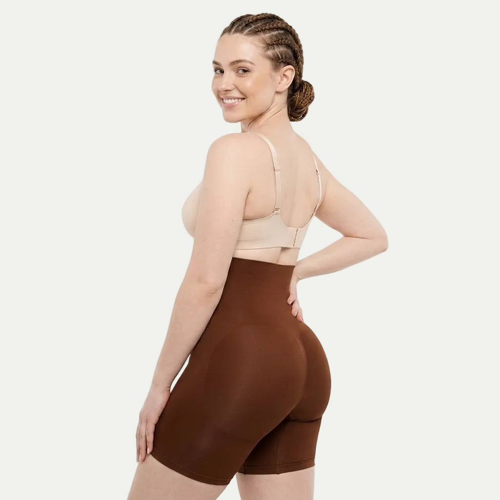 High Waisted Anti-Chafing 360° Waist Cinch Shapewear Shorts