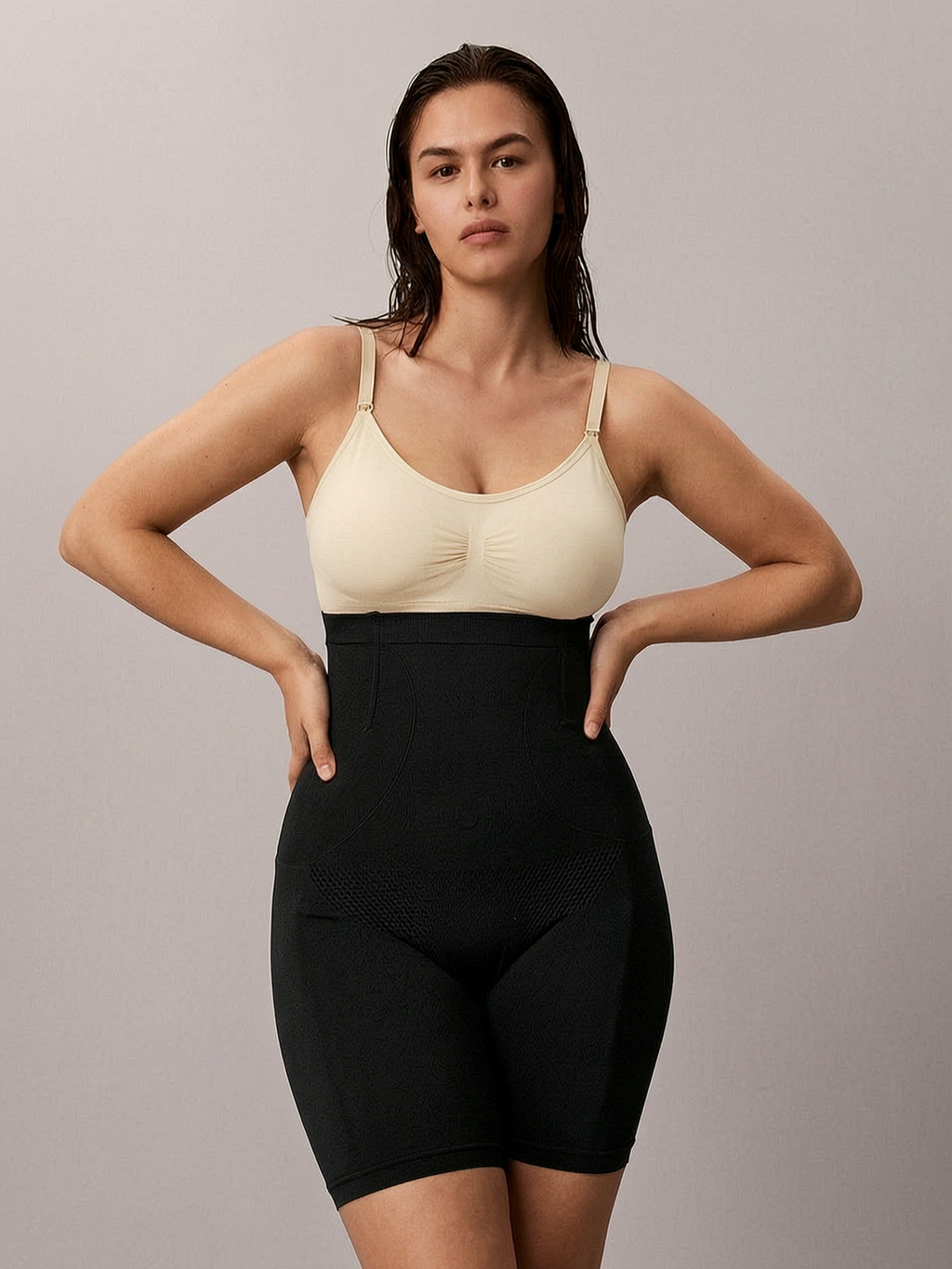 Tummy Control Mid-Thigh Waist Cinch shaper Brief