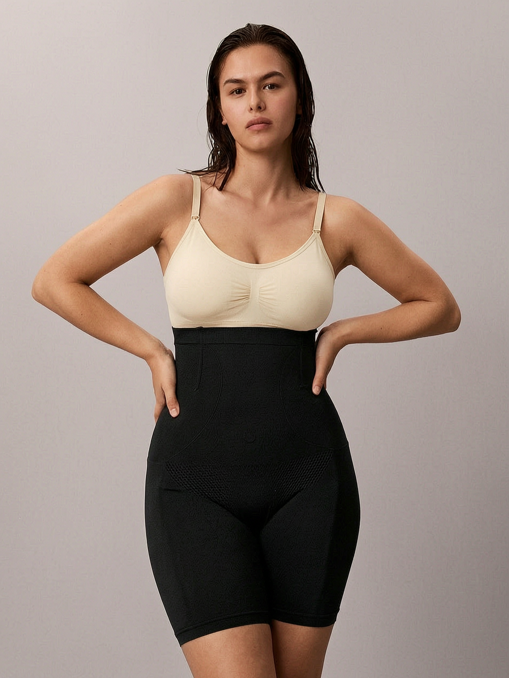 Tummy Control Mid-Thigh Waist Cinch shaper Brief