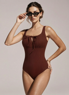 Knot Wrap Slimming Figure Flattering Swimsuit