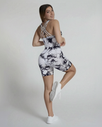 Strappy Multi Cross Back Jumpsuit