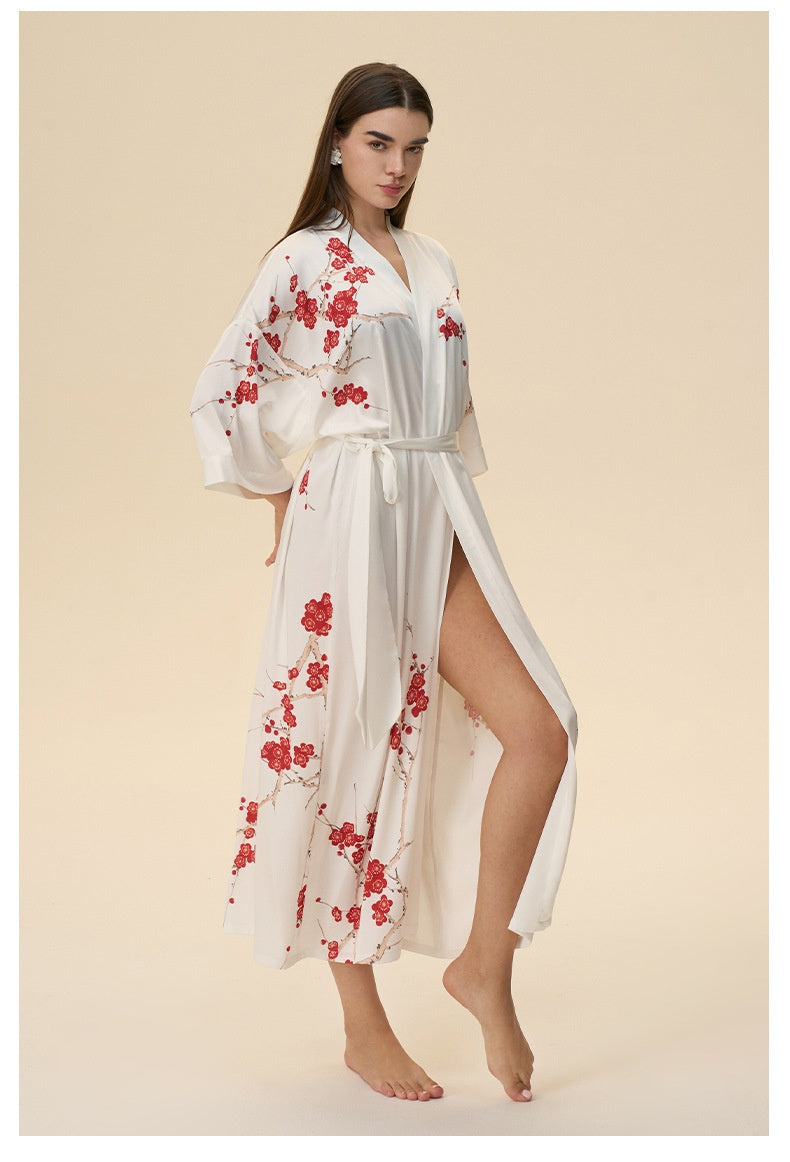 Dressing Gown Satin Loungewear Robe