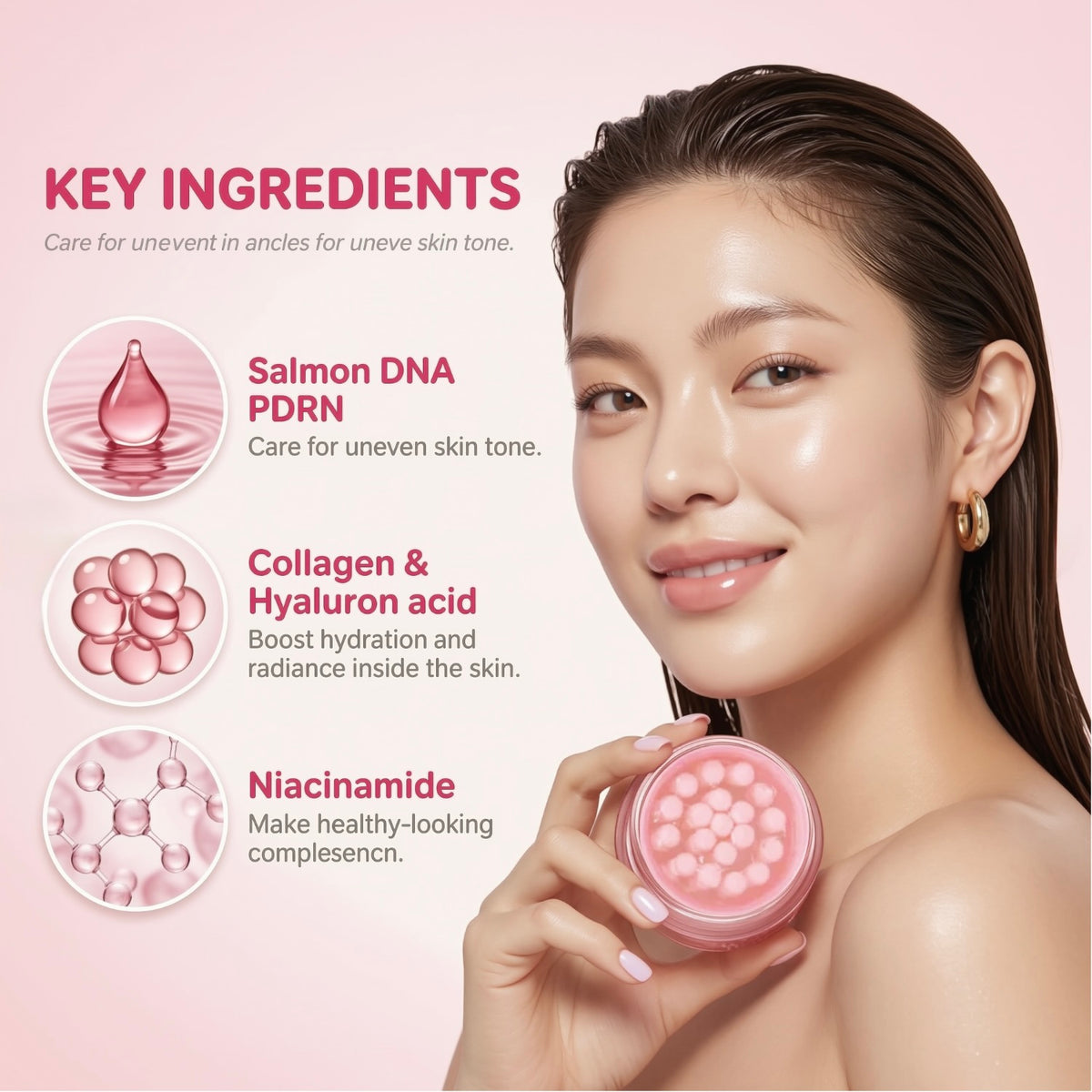 PDRN Pink Collagen Capsule Cream | Ourglax